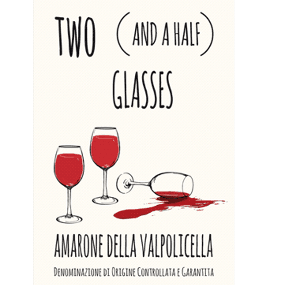 Two and a Half Glasses logo